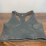 Zella Z by Women's Animal Print Sleeveless Sports Bra Dark Charcoal Gray Size XS Photo 2