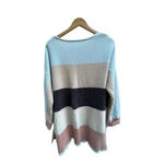 Soft Surroundings  Lisbeth Striped Color‎ Block Chenille Sweater VNeck Size XL​​ Photo 5