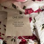 Brandy Melville  Rose Jada Floral Open Back Mini Dress Tunic Women's One Size Photo 1