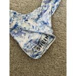 New with liner shein Blue Tie Dye Bikini small Photo 1