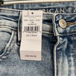 American Eagle NWT Ne(x)t Level Ripped Super High-Waisted Jegging Crop | Size: 2 Photo 5