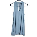Lulus Groove Thing Light Blue Halter Neck Sleeveless Mini dress size M Size M Photo 1
