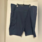 Girlfriend Collective  navy biker shorts size 6XL Photo 0