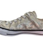 Converse Chuck Taylor All Star Glitter Sneakers Silver 135851C Men’s 8/Women 10 Photo 1