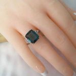 Blue Princess Ring, Size 7 Photo 0