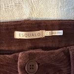 ESQUALO Chocolate Corduroy Trousers Brown Size XL Photo 1