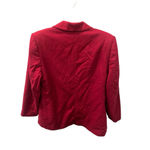 Pendleton Miss Vintage 100% Virgin Wool Made In USA Burgundy Blazer Size 12 Photo 4