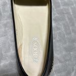 Tod's  Pointed Tu Flat Pumps, black leather shoes made in Italy. 37.5 Photo 4
