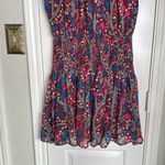Entro floral smocked waist ruffle mini dress Red Size M Photo 10