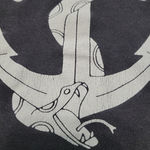 Volcom Shirt Size XL Graphic Tee Graphic Print Snake Anchor Cut Off Sleeve Black Unisex Photo 4