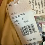 AQUA  Formal Women's Yellow Charmeuse Halter Neck Long Dress Sz 8 Photo 7