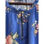 Loft  Long‎ Sleeve Floral Tiered Maxi Dress Size 16 Belted Photo 5