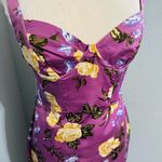 ZARA Women Floral Pink Printed Corset Style Dress Underwire Sweetheart Neck Sz M Photo 8