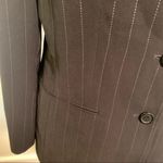 Kasper 3 Button Blazer Black White Stripes Photo 3