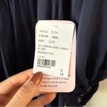 Dessy Collection 3104 Long Sleeve Chiffon Gown Midnight Navy Blue 12 Photo 5