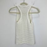 Madewell NEW Crochet Knit Crewneck Sweater Tank Cotton Vest Bright Ivory XXS Photo 11