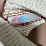 Free People  Beach Atlas Pullover Turtleneck Sweater Dress Stripe Bronze Combo Photo 8