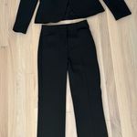 EXPRESS  Suit Black Stretch Blazer & Stretch Pants Photo 0