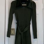 En Saison ribbed faux fur sweater dress Green Size L Photo 4
