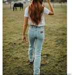 Wrangler Vintage Y2K Cowboy Cut Jeans Sz 27 Tall Light Wash High Rise Photo 1