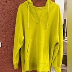 Old Navy  Oversized Lightweight V-Neck Tunic Lime Real Estate Hoodie Size Medium Photo 0