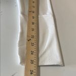 White Minimalist Hoodie Sweatshirt with Long Sleeves Size M Photo 5