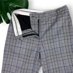 Halogen Grey Plaid Slim Fit Ankle Pants Photo 6