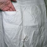 Athleta White Cabo Linen Wide Leg Pants Photo 5