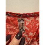 Free People FP Intimately Forever Yours Smocked Slip Dress Red Floral Maxi Dress Medium M Photo 4