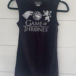 Game of Thrones Black Silver Tank Top Size XS Photo 0