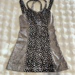 Lululemon Happy Strappy Tank Ace Spot Grain Black Dottie Dash Grain Black Size 2 Photo 0