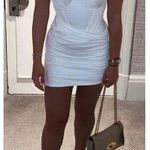 House Of CB  Clementine Cut Out Mini Dress in White Size Small Photo 1