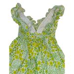 Lilly Pulitzer Vintage 1970s Maxi Dress Green Yellow Floral Photo 4
