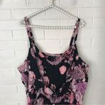 Torrid NWT Plus Size Black Floral Challis Corset Cami Size 4X Photo 8