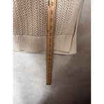 ALLSAINTS Zadie Tank Open Knit Sleeveless Sweater Top Metallic Thread Size Small Gold Photo 4