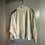 I.E. Relaxed women’s Hoodie soft white velour track zip Jacket size‎ xl athletic Photo 1