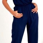 Lulus navy jumpsuit Photo 0