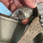 Yellow Box  Sandals Wedges Womens 7 Tan Rhinestone Photo 7