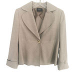 Akris  Gray Lightweight 100% Wool Blazer Sz 8 Photo 0