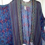 Dress Barn  gossamer vibrant floral kimono cover up Photo 3