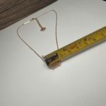 Kendra Scott  Mabel Rose Gold Tone & Druzy Necklace Adjustable Length 15 - 17 In Photo 4