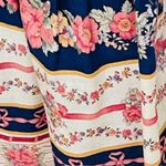 Vintage Prairie 1970's Cottagecore Floral Full Midi Skirt Medium Photo 5