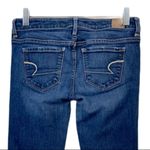American Eagle  Women's Jeans AEO Dark Wash Low Rise Skinny Stretch Size 4 Photo 5