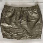 Elizabeth and James  Metallic Silver Mini Skirt M Photo 5