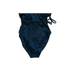 ANDIE NWT  The Belmar One Piece V Neck Belt Swimsuit Removable Cups L Black #3281 Photo 10