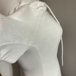 EXPRESS Women's  Tie Front Ribbed T-Shirt Photo 6