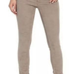 Free People  Tan Skinny Corduroy Pants Sz 26 Photo 0