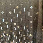 Jones New York  Beaded Gold/Grey‎ Shimmery Sweater Tunic Size Large Photo 5