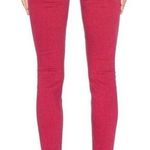 The Great Almost Skinny Cherry Pie Red Ankle Jeans Size 28 Photo 1