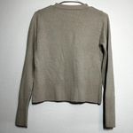 Alberto Makali VTG  Angora Cardigan Button Down Sweater Rhinestone Wool Beige S Photo 4